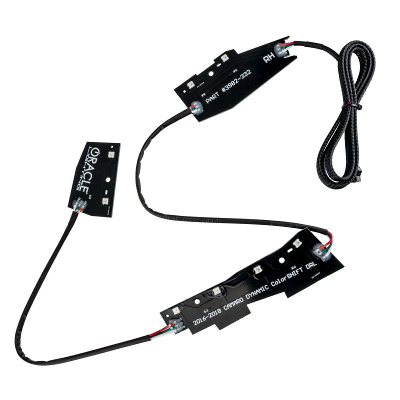 Oracle 16-18 Chevy Camaro Dynamic Headlight DRL Upgrade Kit - ColorSHIFT - Dynamic Headlights ORACLE Lighting