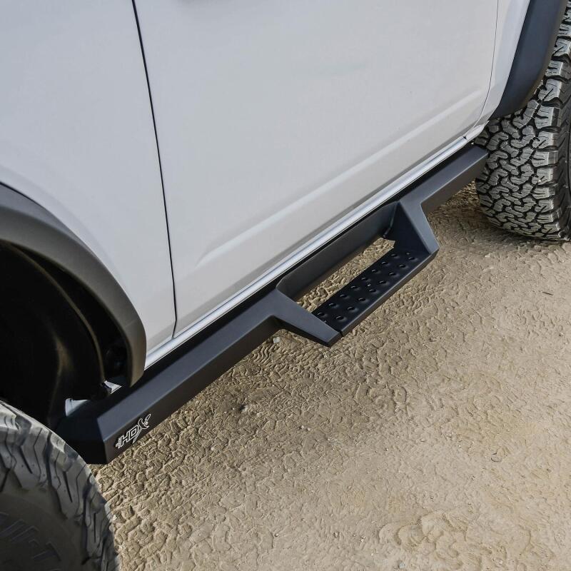 Westin/HDX 2021+ Ford Bronco (2-Door) Drop Nerf Step Bars - Textured Black Nerf Bars Westin
