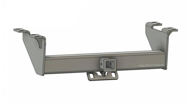 Wehrli Big Hitch Products 99-16 Ford Short/Long Bed 2 in. Receiver Hitch - Below Roll Pan Hitch Receivers Wehrli