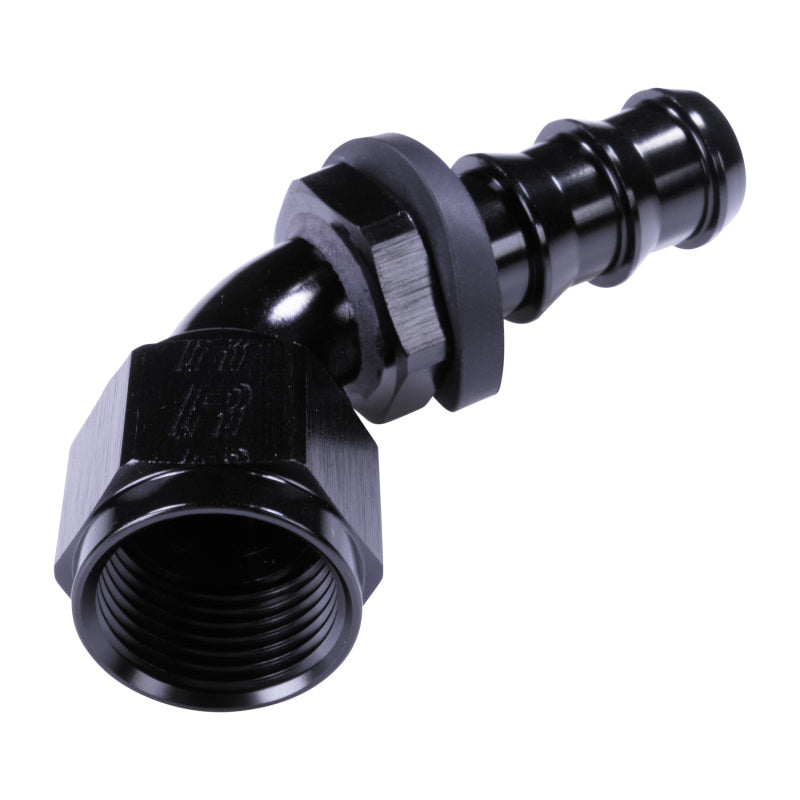 Russell 10AN Twist-Lok 60 Degree Hose End - Black Hoses Russell