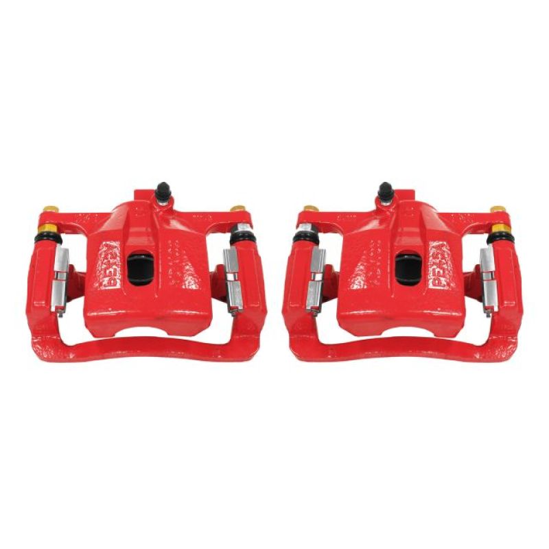 Power Stop 06-10 Hummer H3 Rear Red Calipers w/Brackets - Pair Brake Calipers - Perf PowerStop