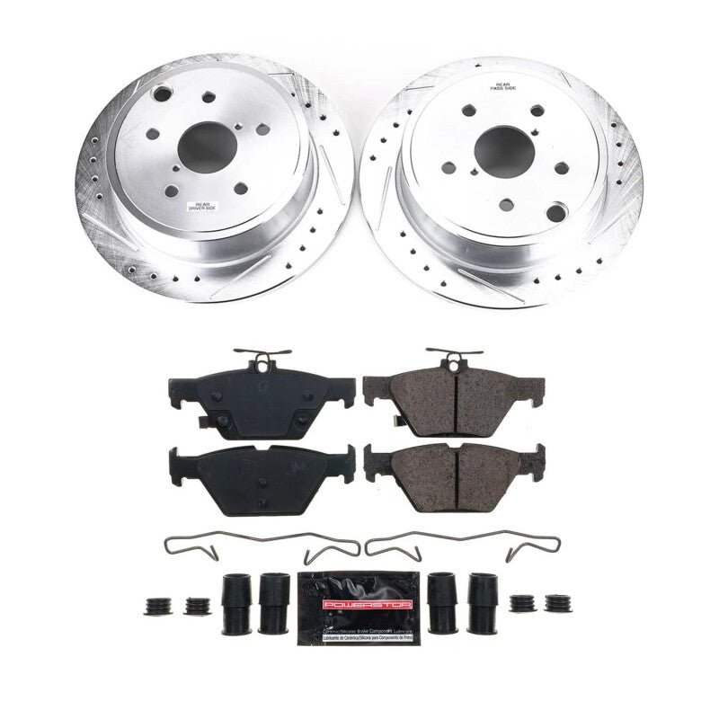 Power Stop 2021 Subaru WRX Rear Z23 Evolution Brake Kit Brake Kits - Performance D&S PowerStop