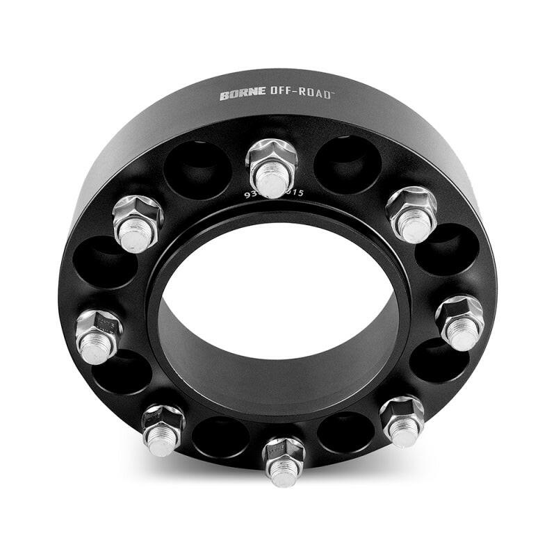 Borne Off-Road Wheel Spacers - 8X170 - 125 - 50mm - M14 - Black Wheel Spacers & Adapters Borne Off-Road