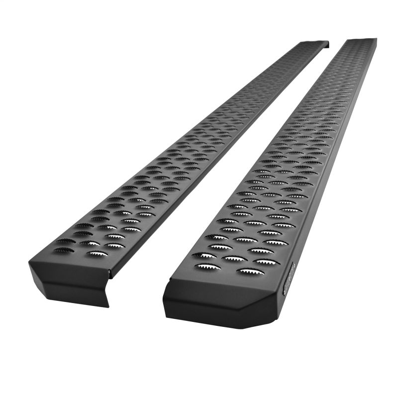 Westin Grate Steps Running Boards 90 in - Textured Black Running Boards Westin