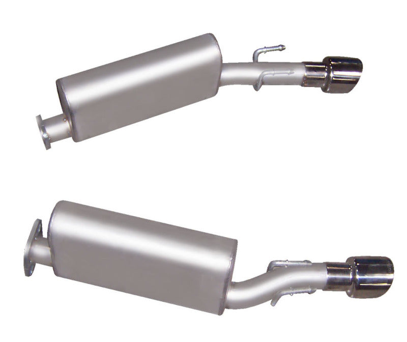 Gibson 05-06 Pontiac GTO Base 6.0L 2.5in Axle-Back Dual Exhaust - Stainless Axle Back Gibson