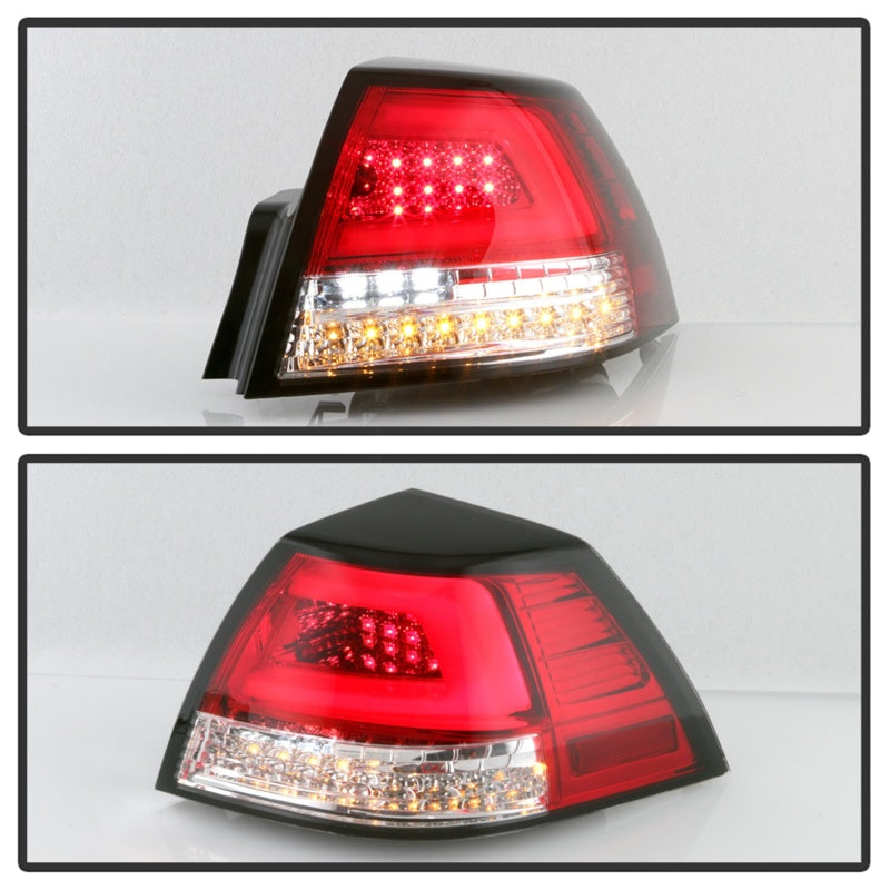 Spyder Pontiac G8 08-09 Version 2 Light Bar LED Tail Lights - Red Clear- ALT-YD-PG808V2-LB-RC Tail Lights SPYDER