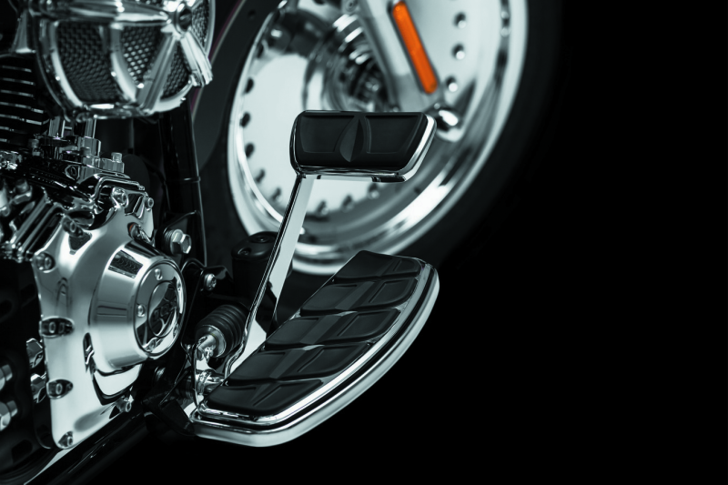 Kuryakyn Kinetic Brake Pedal Pad Chrome Bolts Kuryakyn