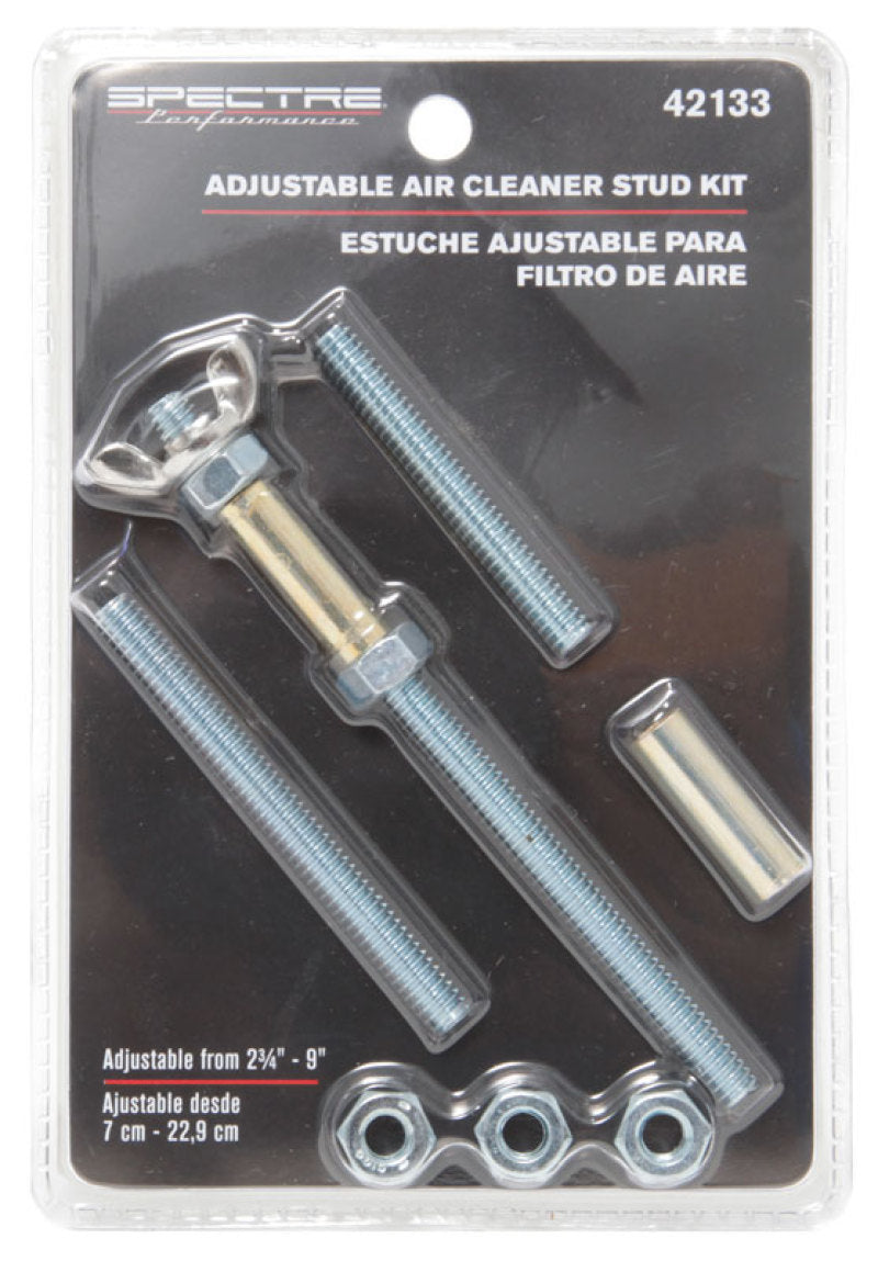 Spectre Air Cleaner Stud Kit (Modular) - Silver Air Intake Components Spectre