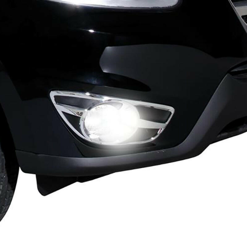 Putco 07-13 Hyundai Santa Fe - Will not Fit Limited Edition Fog Lamp Overlays & Rings Fog Lights Putco