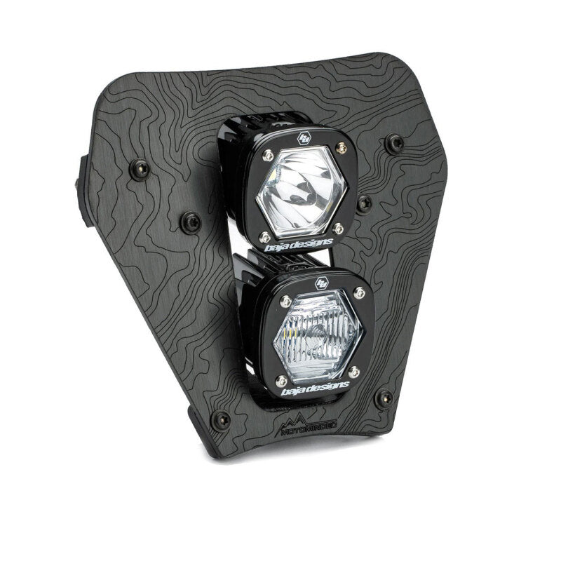 Baja Designs 24-25 KTM XCF-W/EC Dual S1 Gemini (D/C) LED Headlight Kit - Clear Headlights Baja Designs