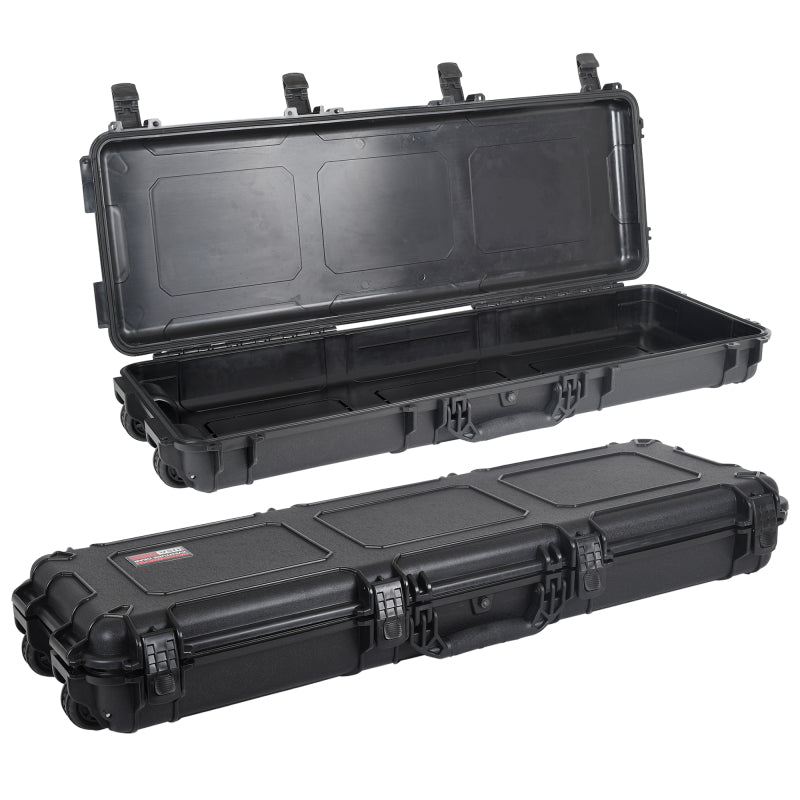 Go Rhino XVenture Gear Hard Case - Long 44in. / Lockable / IP67 / Automatic Air Valve - Tex. Black Cargo Boxes & Bags Go Rhino