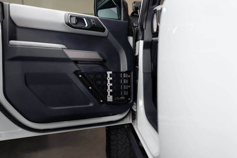 DV8 21-23 Ford Bronco Front Door Pocket Molle Panels Exterior Trim DV8 Offroad