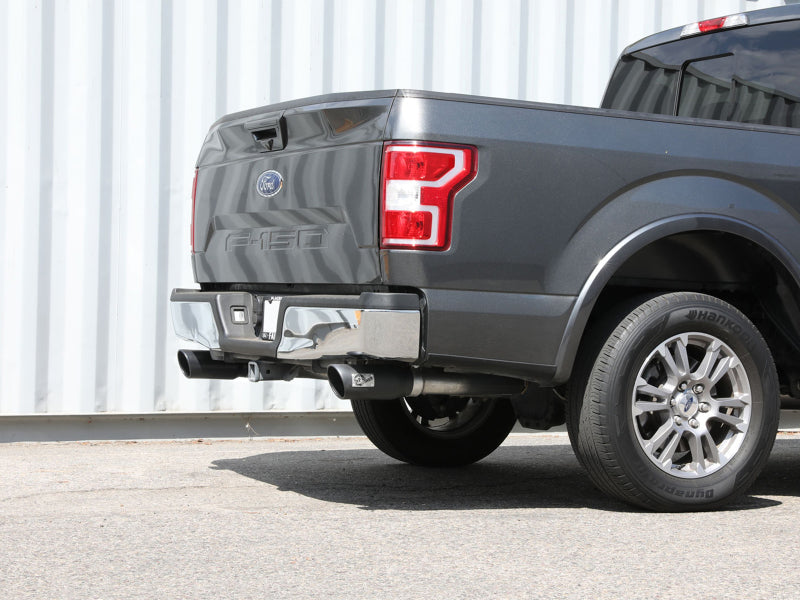aFe Vulcan Series 3in 304SS Cat-Back w/ Black Tips 15-20 Ford F-150 V6 2.7L/35L(tt) / V8 5.0L Catback aFe