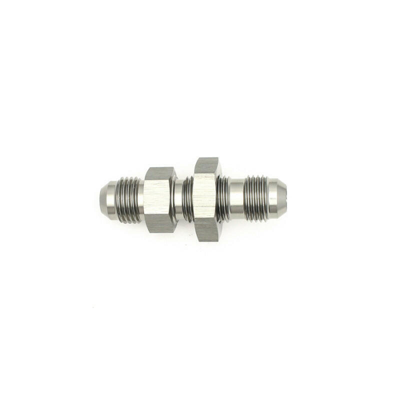 DeatschWerks 6AN Male Flare To 6AN Male Flare Bulkhead Adapter (Incl. Nut) Fittings DeatschWerks