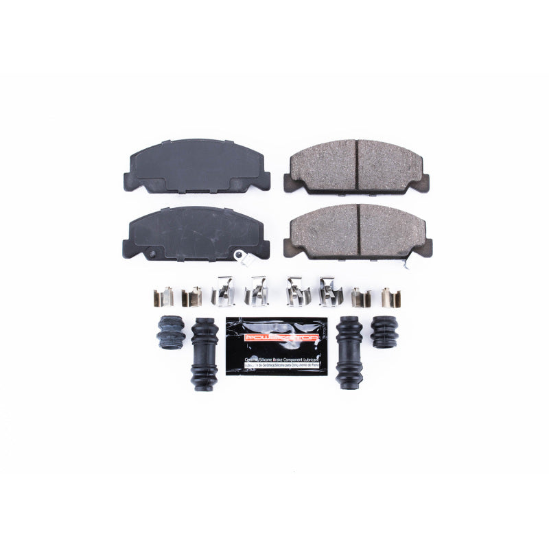 Power Stop 90-00 Honda Civic Front Z23 Evolution Sport Brake Pads w/Hardware Brake Pads - Performance PowerStop