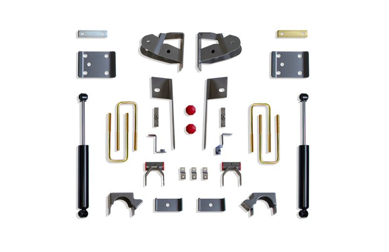 MaxTrac 2019+ GM C/K1500 2WD/4WD 3-4in Rear Adj. Lowering Flip Kit Leaf Springs & Accessories Maxtrac