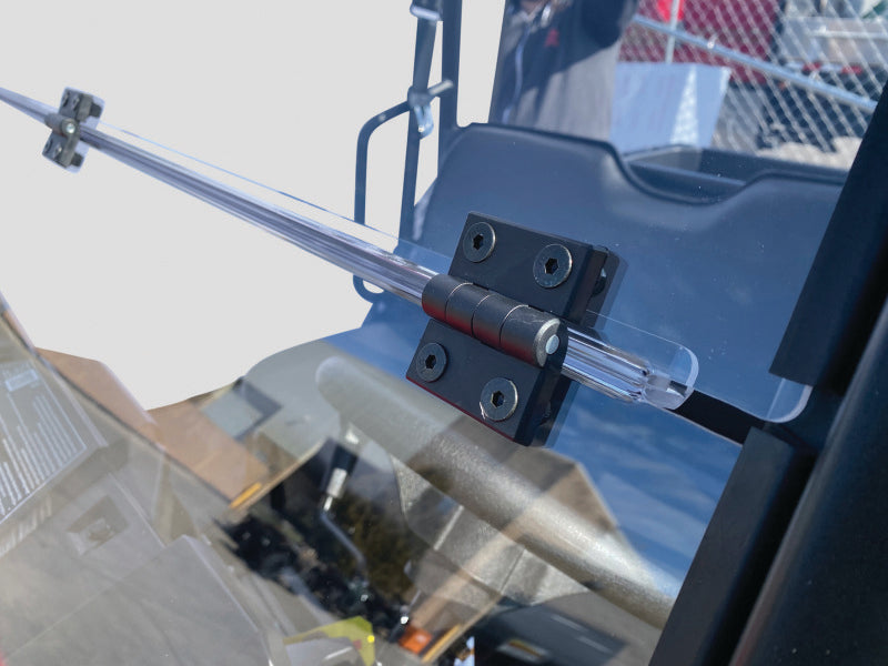 QuadBoss 17-21 Polaris Ranger 500 Windbreak Folding Windshield Windshields QuadBoss