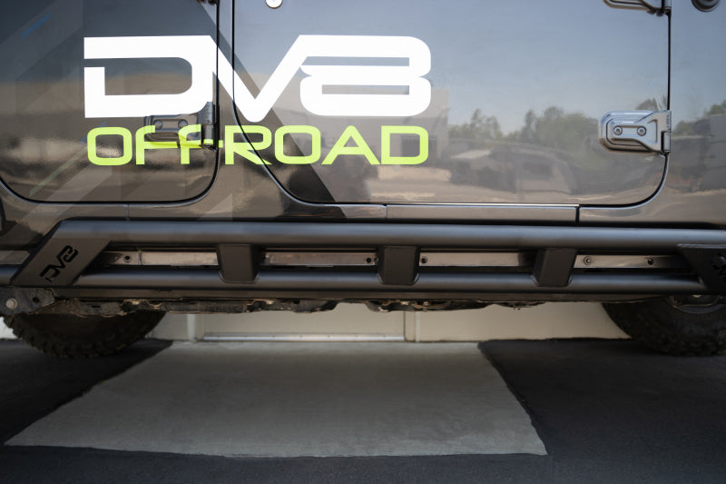 DV8 Offroad 18-23 Jeep Wrangler JL 4 Door FS-15 Series Rock Sliders Body Armor & Rock Rails DV8 Offroad