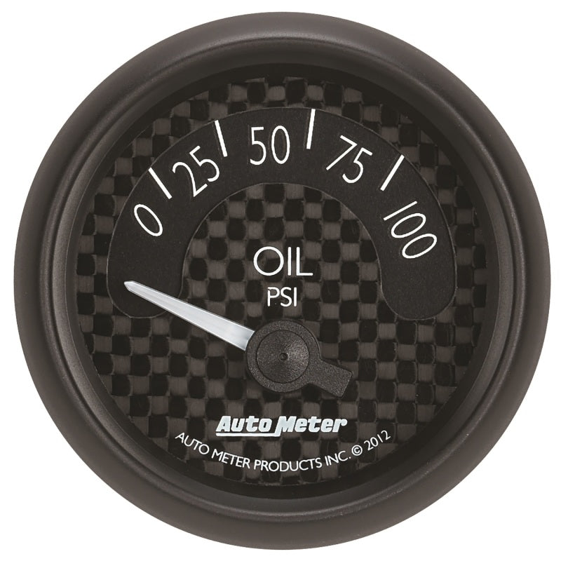Autometer GT Series 52mm Short Sweep Electronic 0-100 psi Oil Pressure Gauges AutoMeter