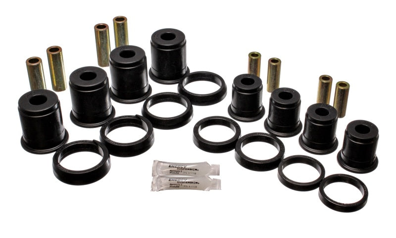 Energy Suspension 84-01 Jeep Cherokee/Wagoneer/Comanche 2WD Black Front Control Arm Bushings Bushing Kits Energy Suspension