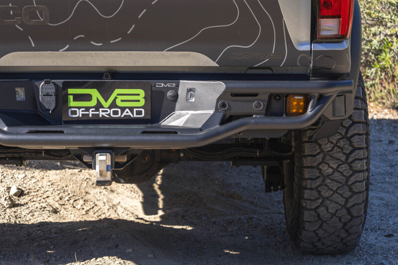 DV8 Offroad 23-26 Chevrolet Colorado/GMC Canyon Tube Rear Bumper - Micro Texture Black Powder Coat Bumpers - Steel DV8 Offroad