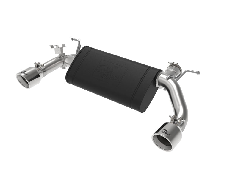 aFe MACHForce XP 3in to 2.5in 304 SS Axle-Back Exhaust w/ Polished Tips 14-16 BMW M235i Tips aFe