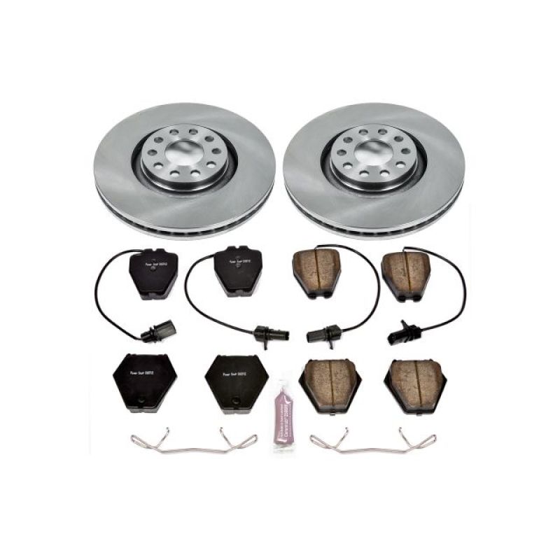 Power Stop 00-01 Audi A6 Quattro Front Autospecialty Brake Kit Brake Kits - OE PowerStop