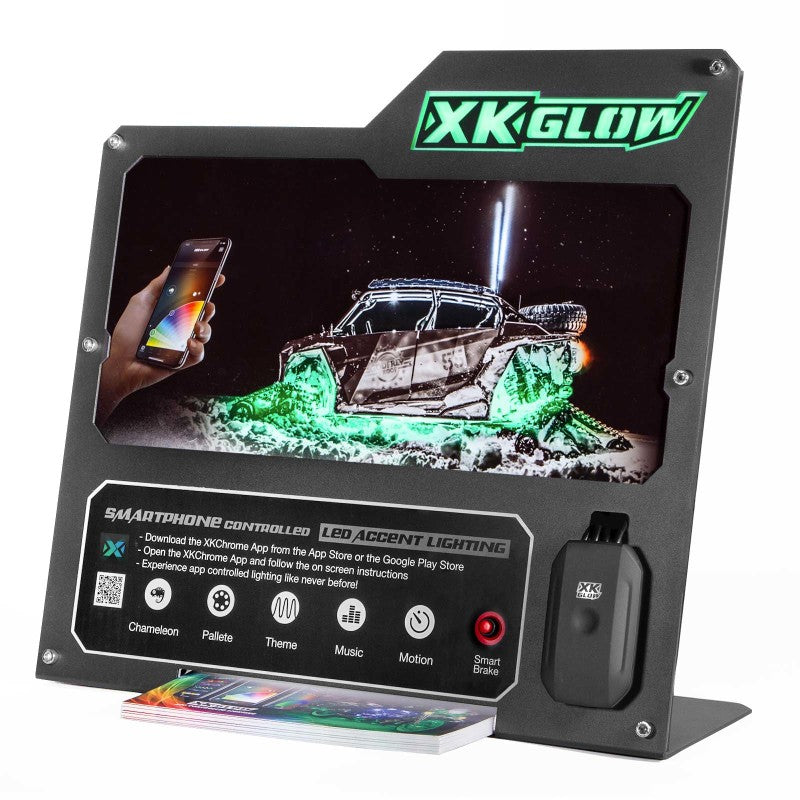 XK Glow 2nd Gen Metal Countertop Display (UTV) Marketing XKGLOW