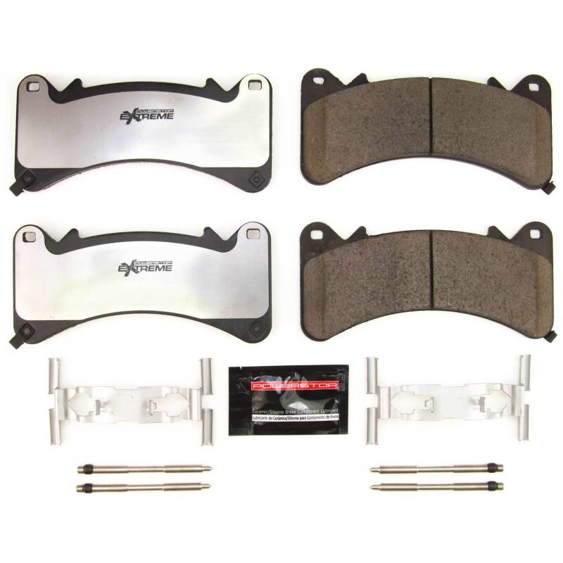 Power Stop 17-19 Cadillac Escalade Front Z36 Truck & Tow Brake Pads w/Hardware Brake Pads - Performance PowerStop