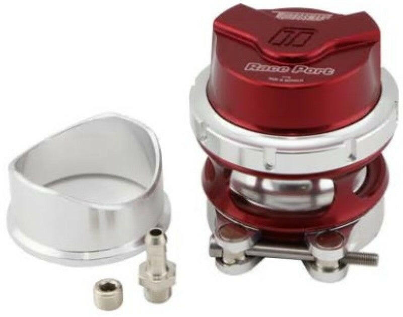 Turbosmart BOV Race Port Female Gen-V Red - No Weld Flange Blow Off Valves Turbosmart