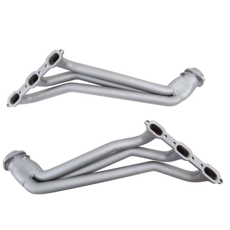 BBK 05-10 Dodge Challenger V6 Long Tube Exhaust Headers And Y Pipe And Converters - 1-5/8 Chrome Headers & Manifolds BBK