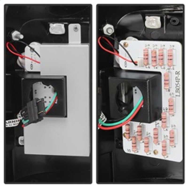 Spyder Ford F150 Styleside 97-03/F250 Version 2 LED Tail Lights Red Clear ALT-YD-FF15097-LED-G2-RC Tail Lights SPYDER