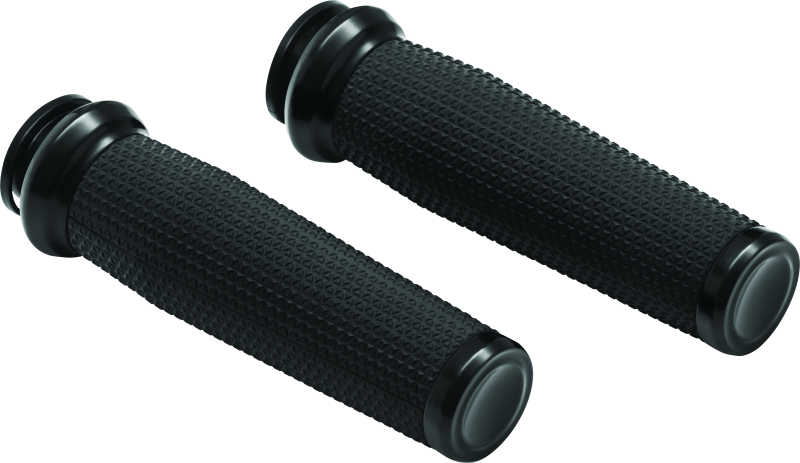 Kuryakyn Thresher Grips 18-Up Indian Models Black Bolts Kuryakyn