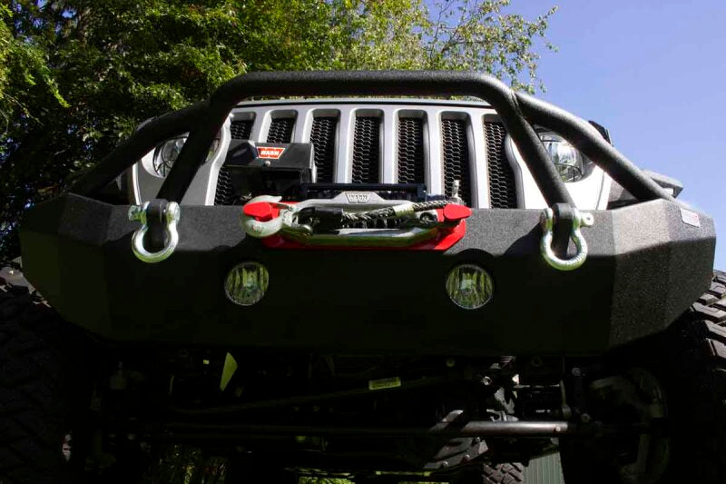 Fishbone Offroad 2018+ Jeep Wrangler JL Mid-Width Winch Front Bumper Bumpers - Steel Fishbone Offroad