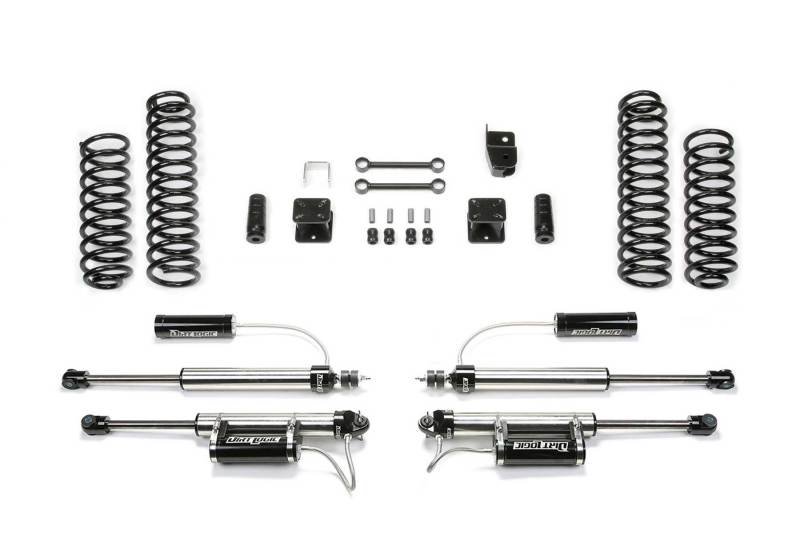 Fabtech 07-18 Jeep JK 4WD 2-Door 3in Sport System w/DL 2.25 Resi Shocks Lift Kits Fabtech