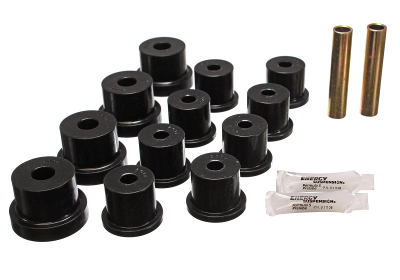 Energy Suspension Nova Mono Leaf Spring Bushings - Black Bushing Kits Energy Suspension