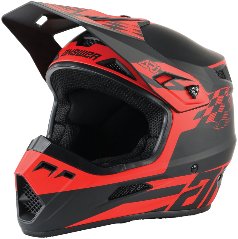 Answer AR1 Sweep Helmet Black/Red - XL Helmets and Accessories Answer
