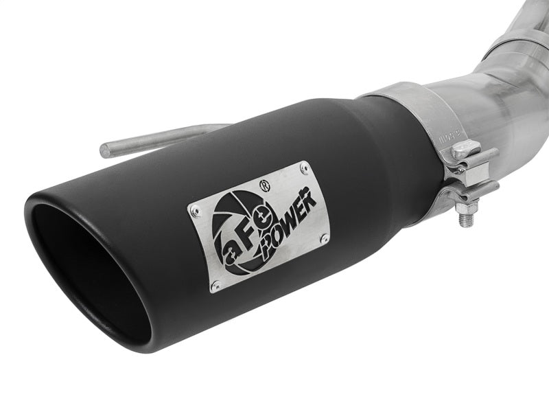 aFe MACH Force-Xp 3in to 3-1/2in 304 SS Cat-Back Exhaust w/Black Tip 17-18 Ford F-150 Raptor V6 3.5L Catback aFe
