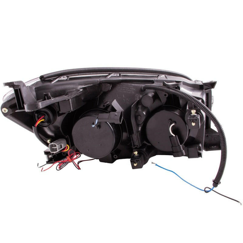 ANZO 2006-2008 Toyota Rav4 Projector Headlights w/ Halo Black Headlights ANZO