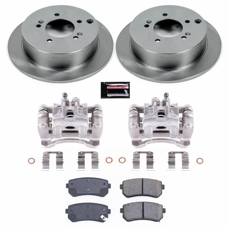 Power Stop 10-15 Hyundai Tucson Rear Autospecialty Brake Kit w/Calipers Brake Kits - OE PowerStop