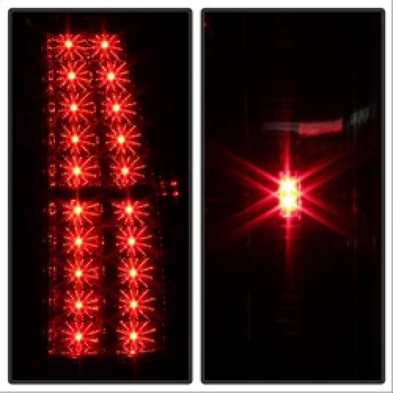 Spyder Chevy Suburban/GMC Yukon/Yukon Denali 07-14 LED Tail Lights Red Clear ALT-YD-CSUB07-LED-RC Tail Lights SPYDER