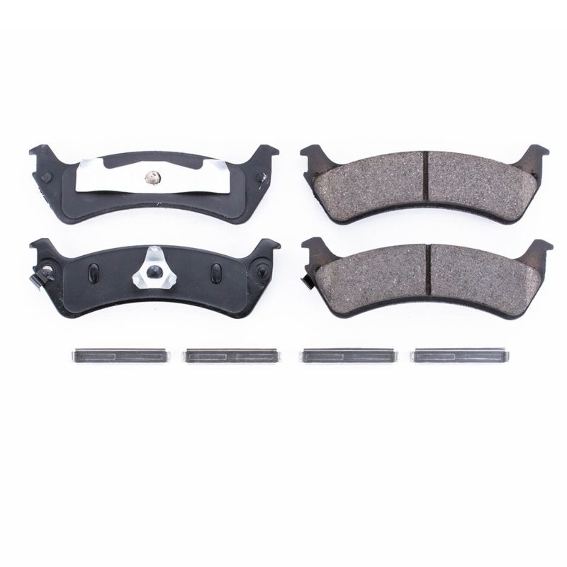 Power Stop 01-03 Ford Explorer Sport Rear Z17 Evolution Ceramic Brake Pads w/Hardware Brake Pads - OE PowerStop