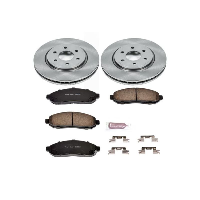 Power Stop 05-18 Nissan Frontier Front Autospecialty Brake Kit Brake Kits - OE PowerStop
