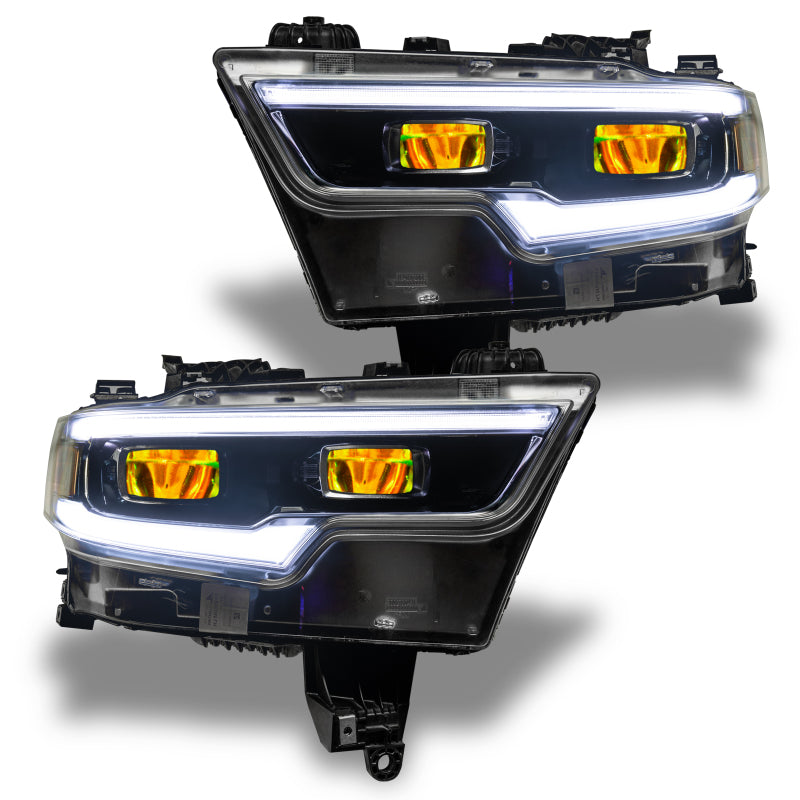Oracle 19-21 RAM 1500 RGB Headlight Demon Eye Kit - LED Projector - w/o Controller Headlights ORACLE Lighting