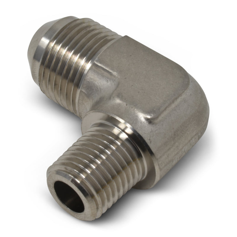 Russell Performance -6 AN to 1/4in NPT 90 Degree Flare to Pipe Adapter (Endura) Fittings Russell