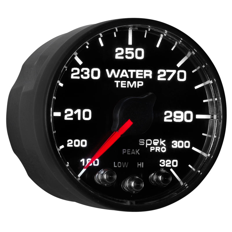 Autometer Spek-Pro - Nascar 2-1/16in Water Temp 180- 320F Bfb Ecu Gauges AutoMeter