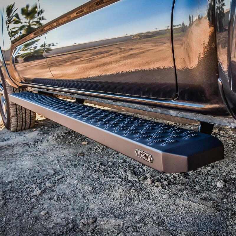 Westin Grate Steps Running Boards 79 in - Textured Black Running Boards Westin