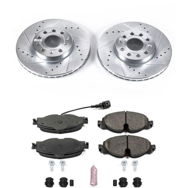 Power Stop 15-18 Audi A3 Front Z23 Evolution Sport Brake Kit Brake Kits - Performance D&S PowerStop
