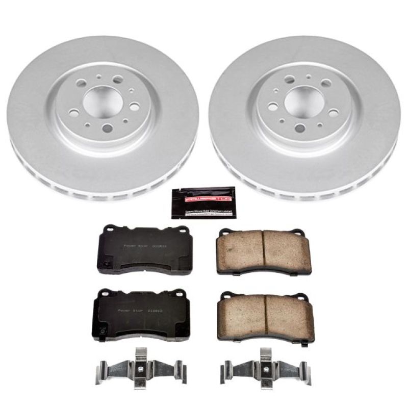 Power Stop 04-07 Volvo S60 Front Z23 Evolution Sport Coated Brake Kit Brake Kits - Performance D&S PowerStop