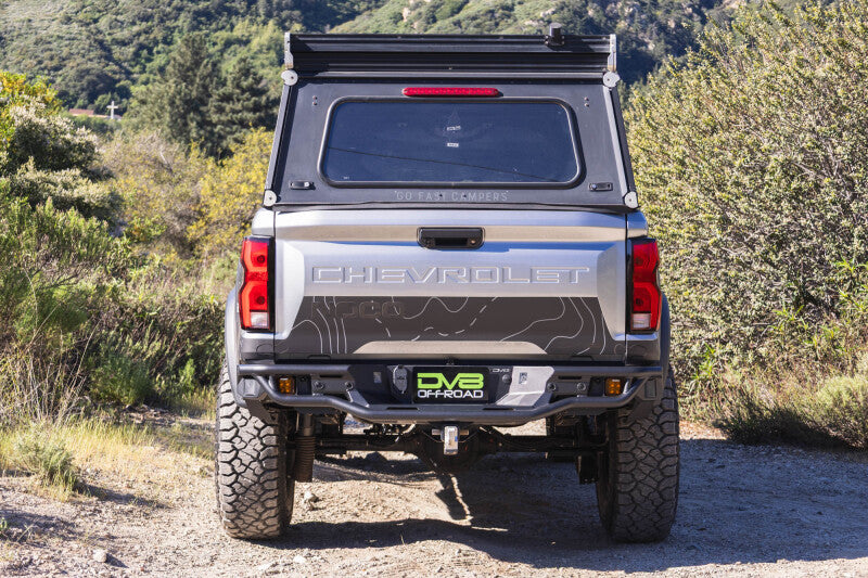 DV8 Offroad 23-26 Chevrolet Colorado/GMC Canyon Tube Rear Bumper - Micro Texture Black Powder Coat Bumpers - Steel DV8 Offroad